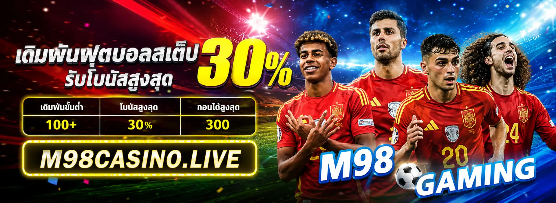 Banner m98casino.live 2